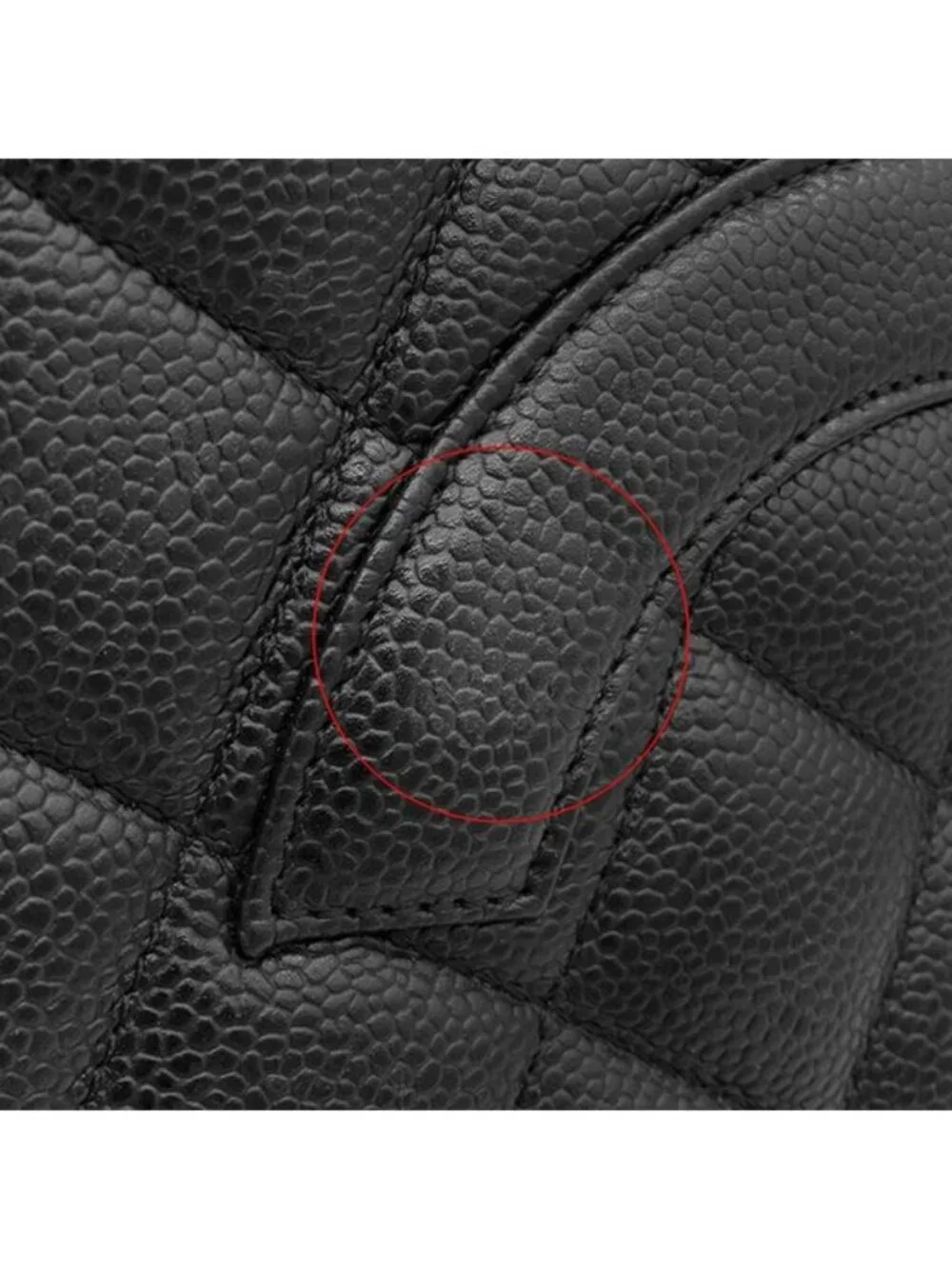 Chanel Tote Reissue Caviar Leather Black Silver CC Logo Shoulder Bag
